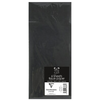 Clairefontaine Seidenpapier, (B)500 x (H)700 mm, schwarz