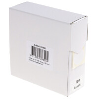 rillprint Markierungspunkte, Durchmesser: 25 mm, weiß