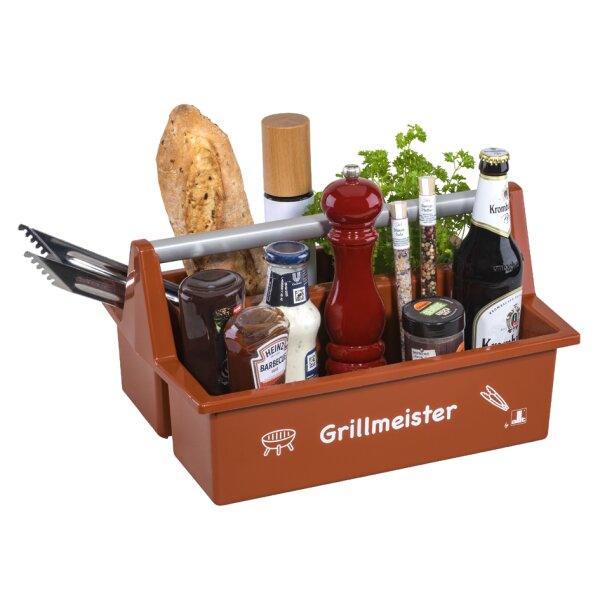 allit Tragekasten McPlus Carry "Grillmeister", braun