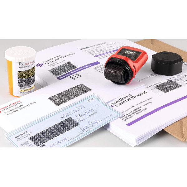 trodat Datenschutz-Rollstempel ID Protector+, rot