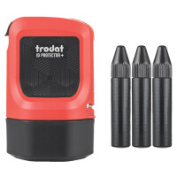 trodat Datenschutz-Rollstempel ID Protector+, rot