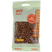 Hama Bügelperlen Bio midi, pflaume, im Beutel