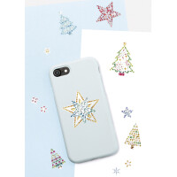 folia Weihnachts-Sticker Shiny CHRISTMAS