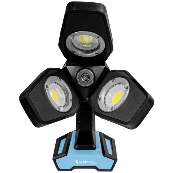 QUANTOOL LED Akku-Arbeitsstrahler WORKING LIGHT, 3 Flügel