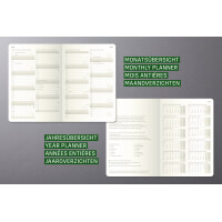 sigel Taschenkalender Conceptum 2026, ca. DIN A6, schwarz