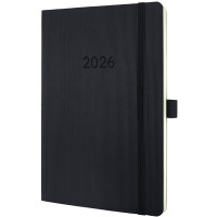 sigel Buchkalender Conceptum 2027, ca. DIN A5, schwarz