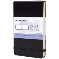 MOLESKINE Aquarellalbum, P A6, 200g qm, Hardcover, schwarz