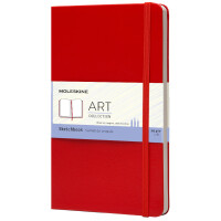 MOLESKINE Skizzenbuch, L A5, 165g qm, Hardcover, hellrot