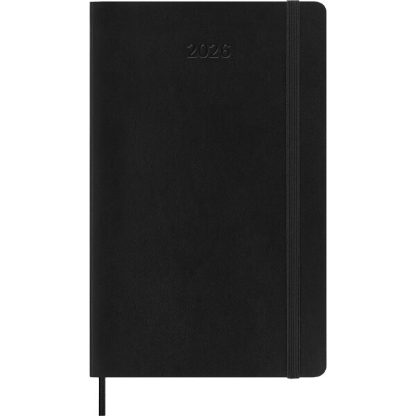 MOLESKINE Buchkalender 2026, Wochen, L A5, Softcover,schwarz