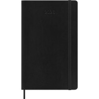 MOLESKINE Buchkalender 2026, Wochen, L A5, Softcover,schwarz
