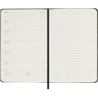 MOLESKINE Buchkalender 2025 2026, 18 Monate, L A5, hellrot