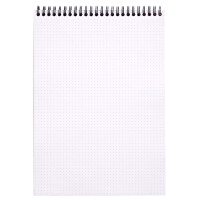 RHODIA Spiralnotizblock No. 18, DIN A4, gepunktet, schwarz