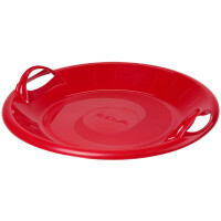 EDA Tellerschlitten, Kunststoff, Durchmesser: 640 mm, rot