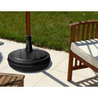 EDA Sonnenschirmständer, Kunststoff, rund, 430 mm,...