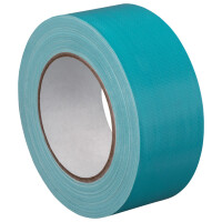 WESTEX Gewebeband Premium, dick, 50 mm x 25 m, hellblau