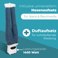 PROFI CARE Hemden- Blusen- & Hosenbügler PC-HBB 3117, weiß