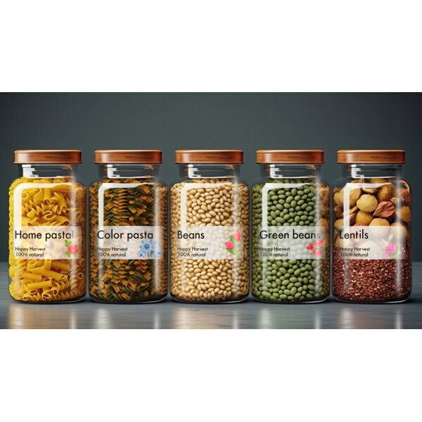 rillprint Universal-Etiketten, 105 x 37 mm, transparent