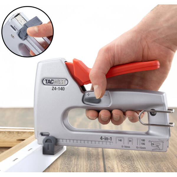 TACWISE Tacker Nageltacker Z4-140 (4-in-1), silber orange