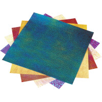 folia Faltblätter Crispy Origami Paper Punktprägung