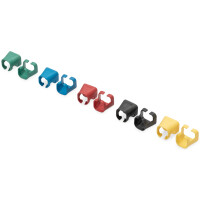 DIGITUS Farbclips für Patchkabel, schwarz