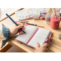 sigel Taschenkalender Jolie Feel 2026, Textil, A6, mint