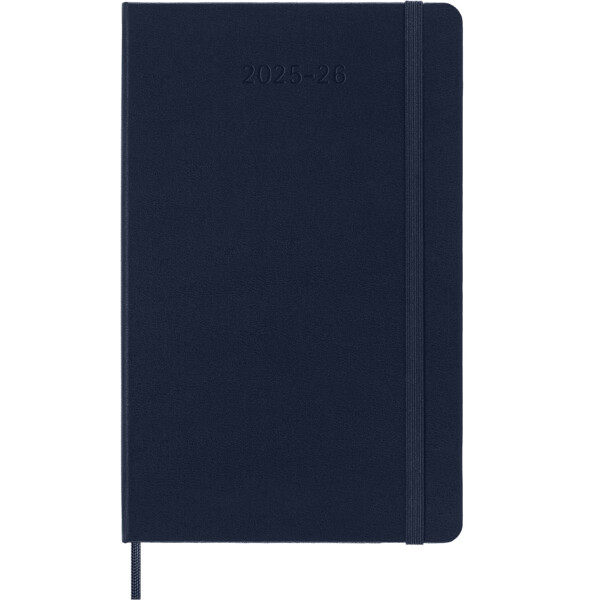 MOLESKINE Buchkalender 2025 2026, 18 Monate, L A5, blau