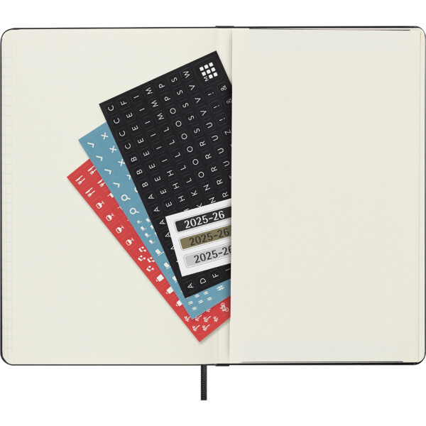 MOLESKINE Buchkalender 2025 2026, 18 Monate, L A5, blau