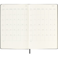MOLESKINE Buchkalender 2025 2026, 18 Monate, L A5, blau