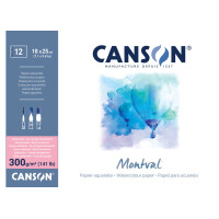 CANSON Aquarellblock "Montval", DIN A4, 300 g qm
