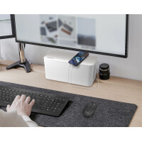 LogiLink Kabelbox-Set, 3 Größen, weiß