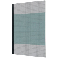 sigel Notizbuch, DIN A5, kariert, lichtblau, 200 Blatt