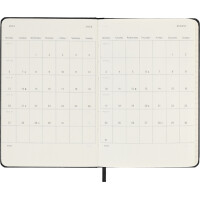 MOLESKINE Taschenkalender 2025 2026, 18 Monate, P A6,schwarz