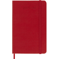 MOLESKINE Taschenkalender 2025 2026, 18 Monate, P A6,schwarz