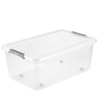 keeeper Aufbewahrungsbox "leo", 56 Liter, transparent
