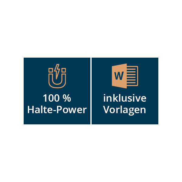 AVERY Zweckform Namensschild, 70 x 30mm, anthrazit, 20er Set