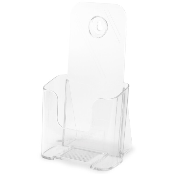 deflecto Prospekthalter, schräg, DIN A5 hoch, glasklar