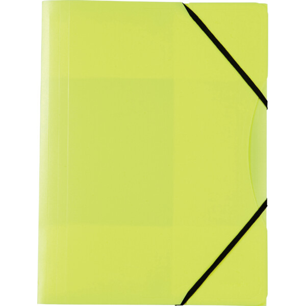 folia Eckspannermappe NEON, PP, DIN A4, farbig sortiert