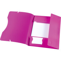 folia Eckspannermappe NEON, PP, DIN A4, farbig sortiert