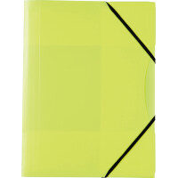 folia Eckspannermappe NEON, PP, DIN A4, farbig sortiert