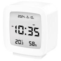 LogiLink Digitaler Wecker, weiß
