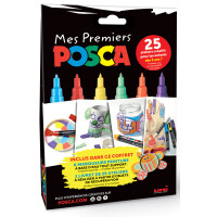 POSCA Pigmentmarker "Mes Premiers POSCA", 6er...