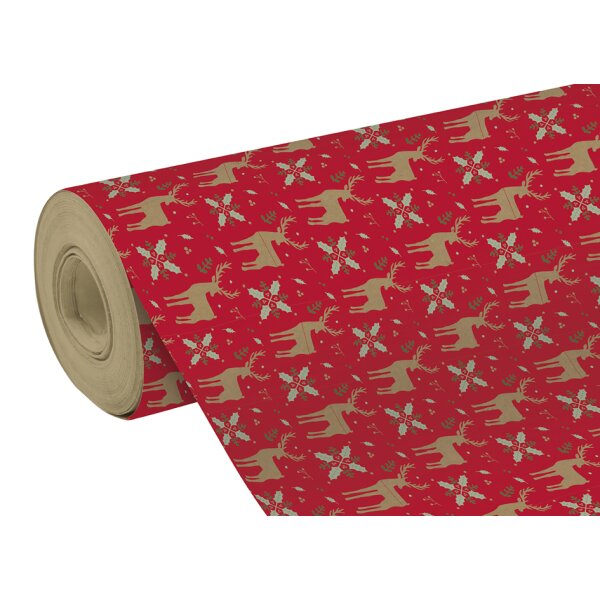 Clairefontaine Weihnachts-Geschenkpapier "Tannenb&auml;ume"