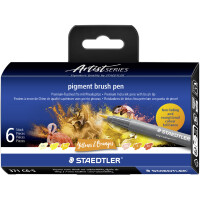 STAEDTLER Fasermaler pigment brush pen "Reds & Browns"