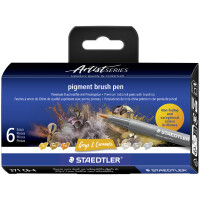 STAEDTLER Fasermaler pigment brush pen "Reds & Browns"