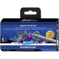 STAEDTLER Fasermaler pigment brush pen "Reds & Browns"