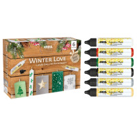 KREUL Candle Pen "Winter Love", 6er-Set