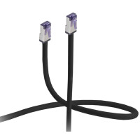 FLEXLINE Patchkabel, Kat.6A, S FTP, hochflex. schwarz, 1,5 m