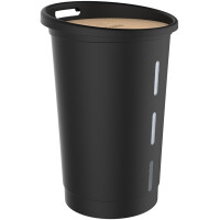 EDA Pellets-Aufbewahrungsbox, 38 Liter, schwarz