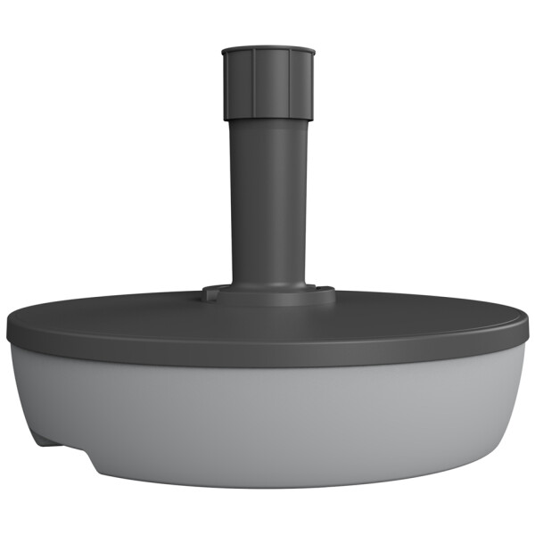 EDA Sonnenschirmständer, Kunststoff, rund, 495 mm, 2-farbig