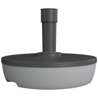 EDA Sonnenschirmständer, Kunststoff, rund, 495 mm, 2-farbig